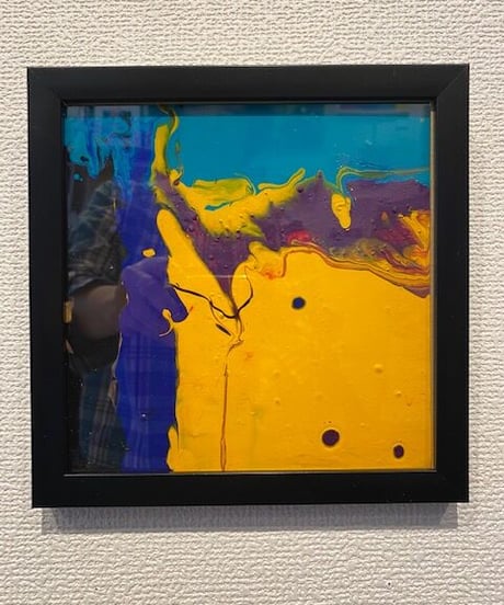 流し込み抽象アート　３　森田和昌