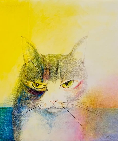 すず　色鉛筆画　加藤あみな