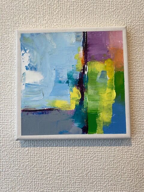 油絵「無題」 色遊び油絵 8 | nuancebeans