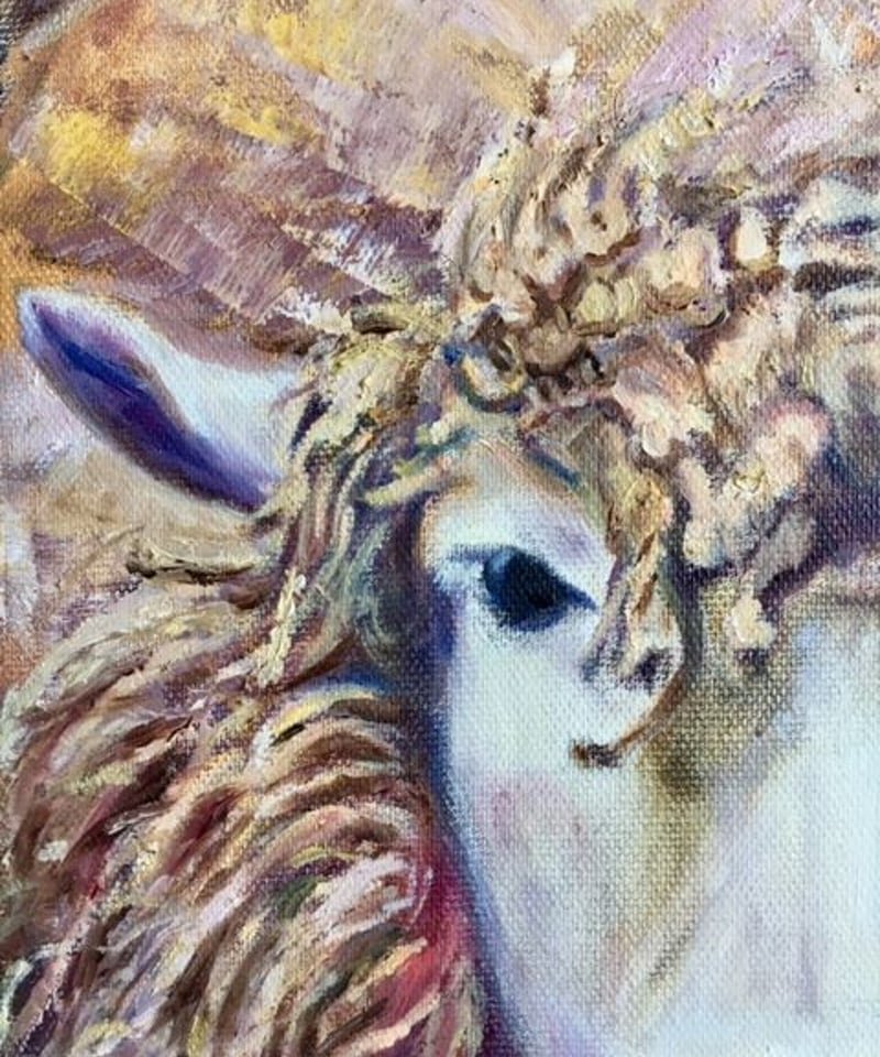 No4035額装　佐田光「南駒ヶ岳」　油彩画　F4号　直筆サイン　美術　送料無料 No4035額装 佐田光「南駒ヶ岳」 油彩画 F4号 直筆サイン 美術 送料無料 く