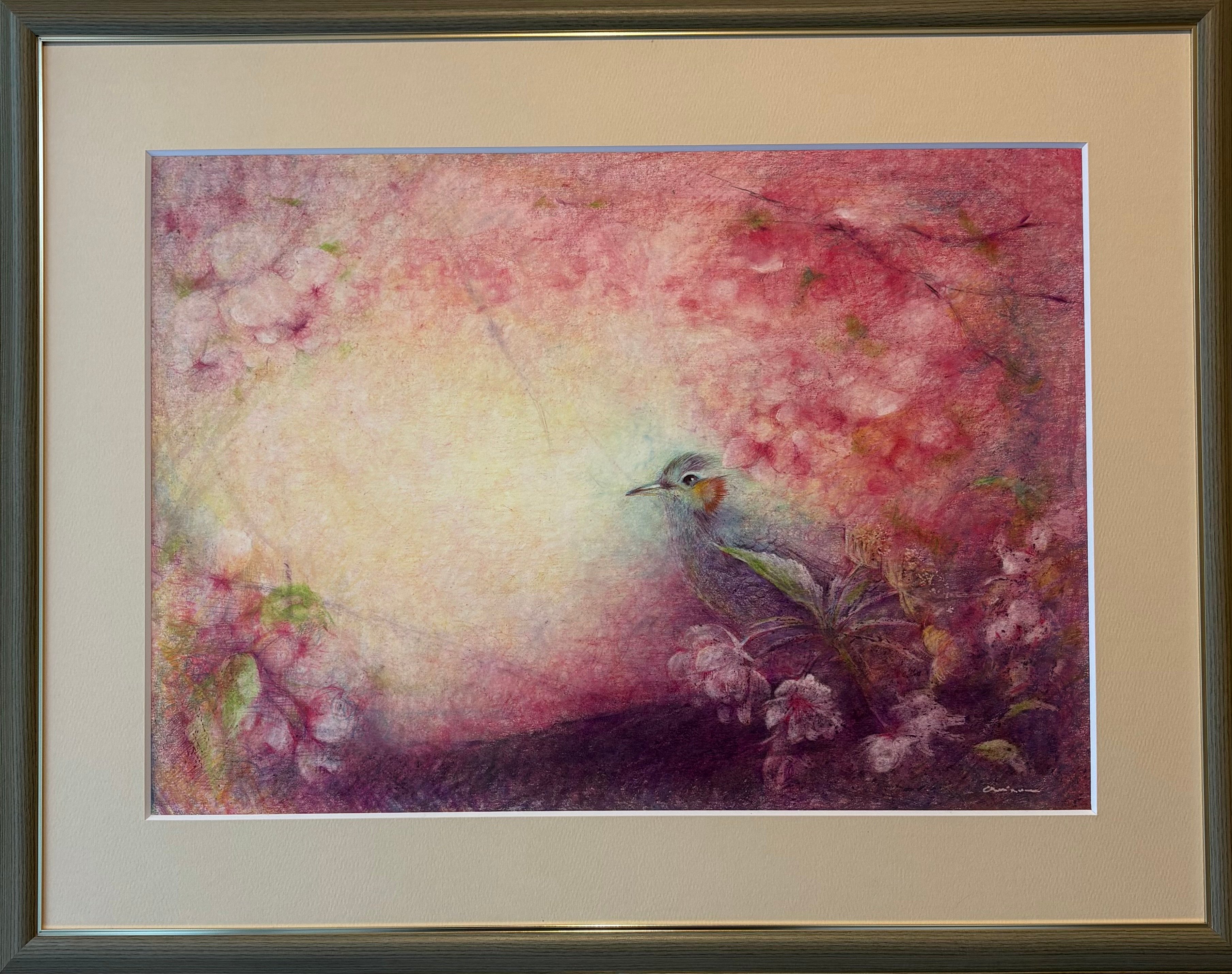 色鉛筆画 「寂しむ」 加藤あみな A3 | nuancebeans