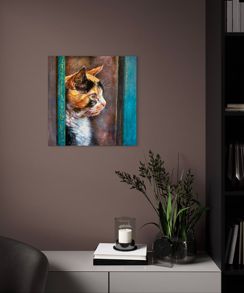 猫」 油彩 森田和昌 | nuancebeans