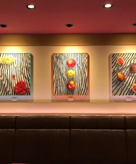 油彩画　　『無花果』　"fig”　広田豊子