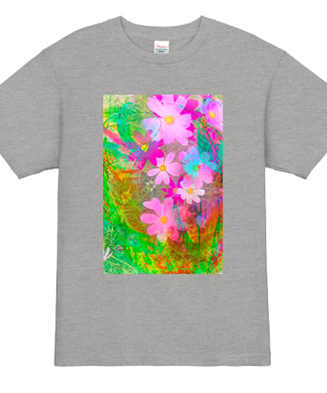 写真家・武内俊明　花のフォトグラフィックTシャツ５　ハイクオリティ
