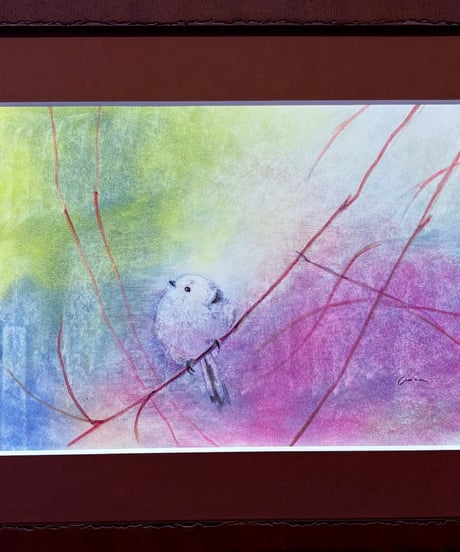 色鉛筆画　加藤あみな　A4  哀愁