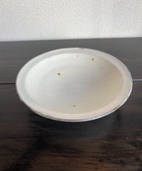 粉引きのリム中鉢
