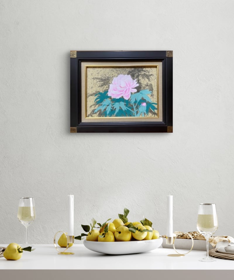 牡丹 F4号 日本画 石田美智恵 | nuancebeans