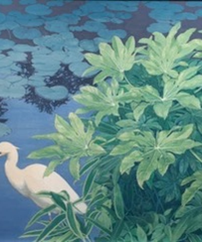 水辺の風景 日本画 石田美智恵 F40 | nuancebeans