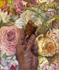 追記サイン入りました！ 油彩画 『ミカンのある静物』 森田和昌