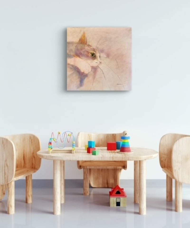 加藤あみな 色鉛筆画 猫 S4 | nuancebeans