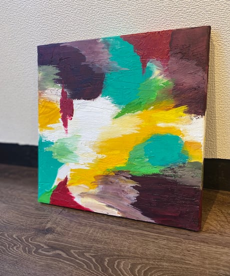 色遊び抽象画　square S4
