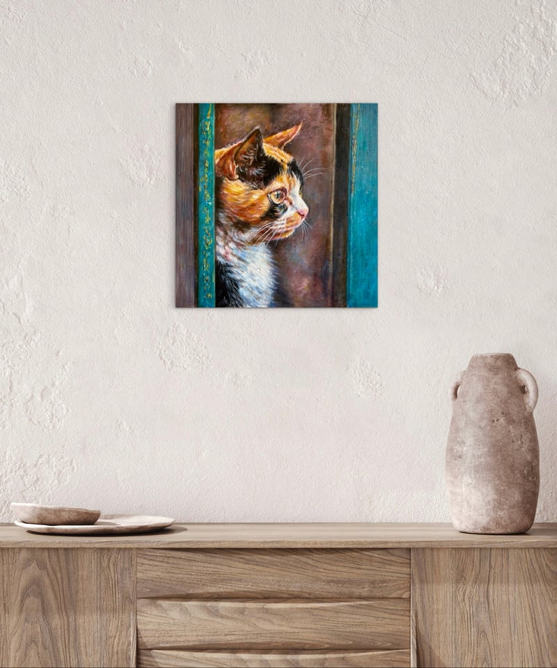 猫」 油彩 森田和昌 | nuancebeans