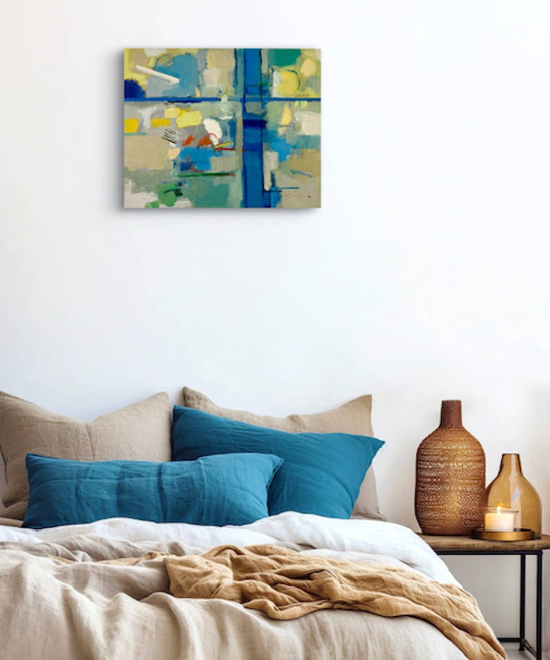 油絵抽象画 入江英三 | nuancebeans