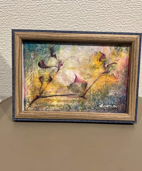 色鉛筆画　帰り道　加藤あみな