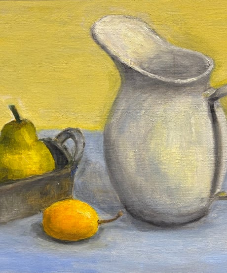 油絵　西村沙世子　静物画4