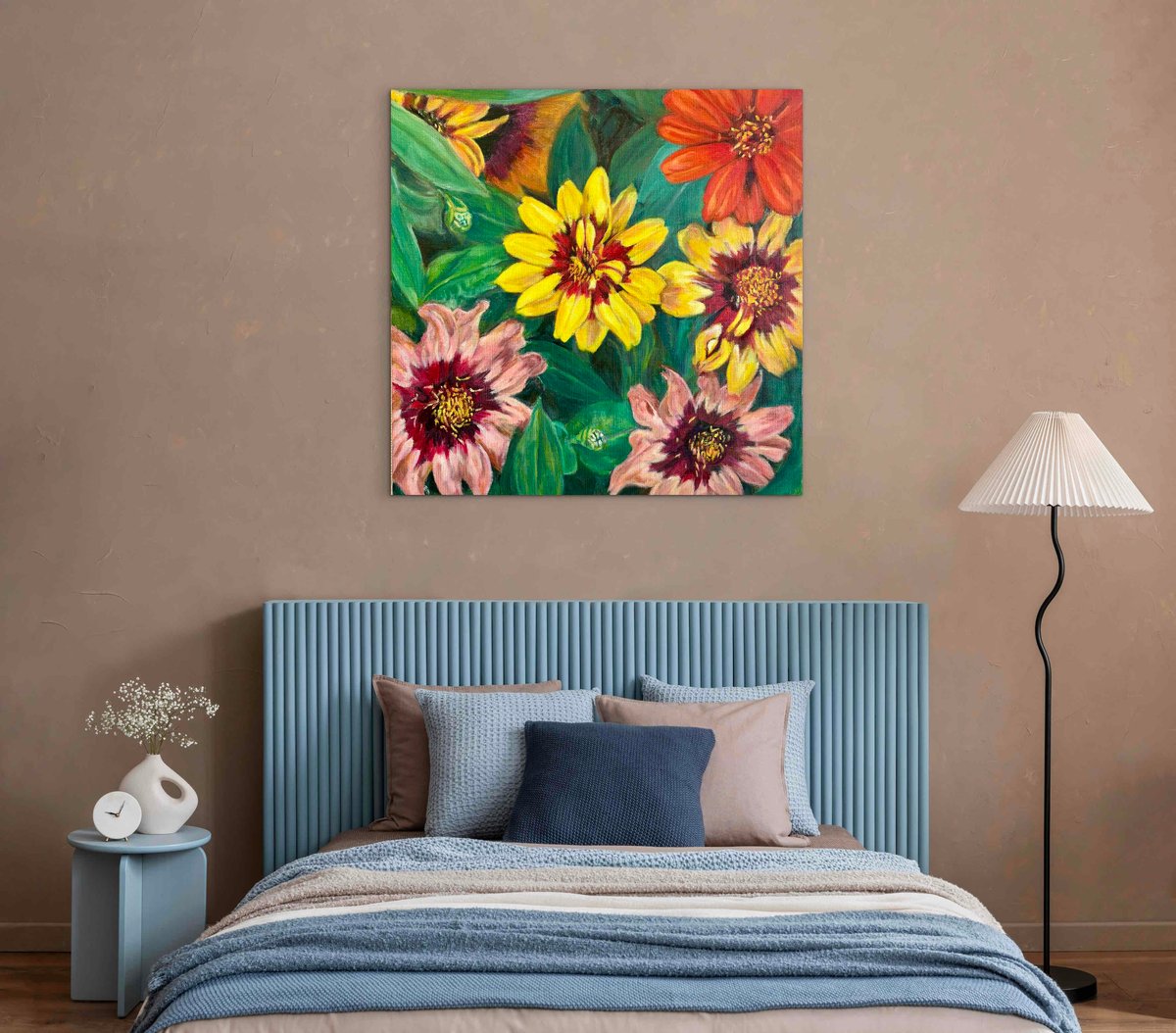 油絵 花花 F6 | nuancebeans