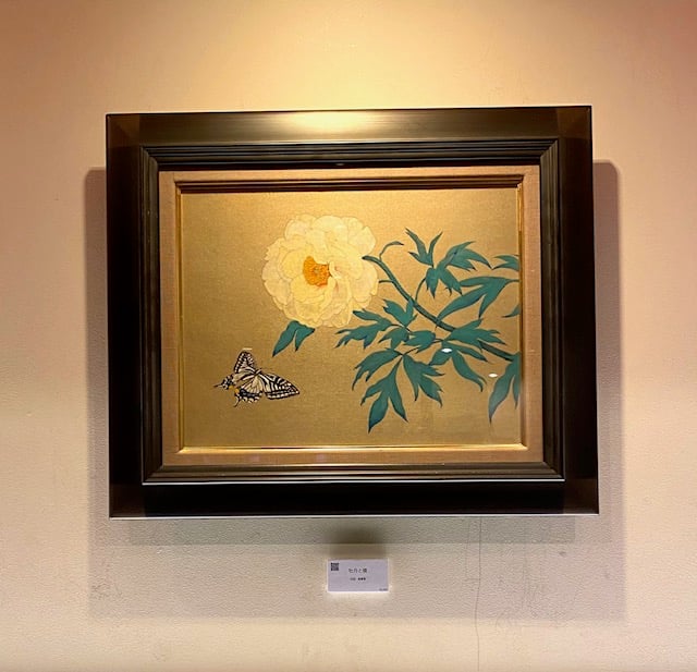 牡丹　油彩画　F6号 牡丹油彩画F6号