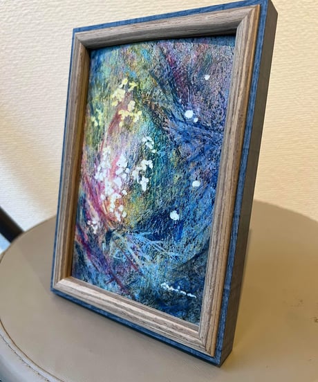 枇杷の花　色鉛筆画　加藤あみな