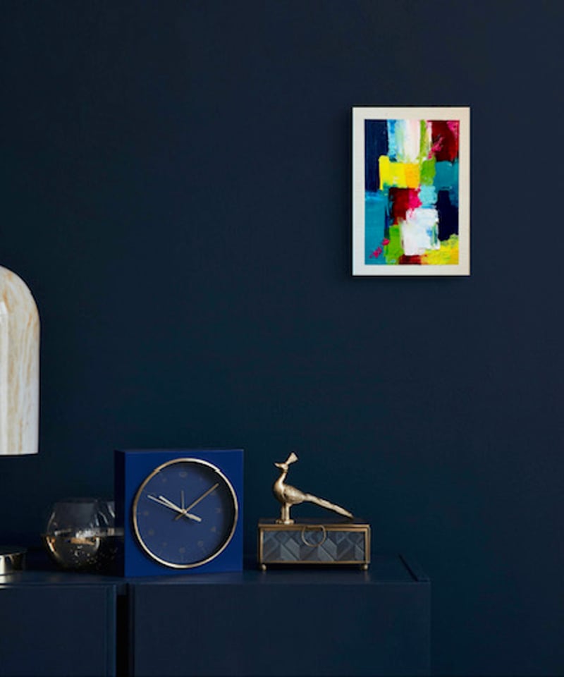 油絵 抽象 赤 SMサイズ | nuancebeans