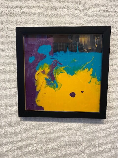 流し込み抽象アート4 森田和昌 | nuancebeans