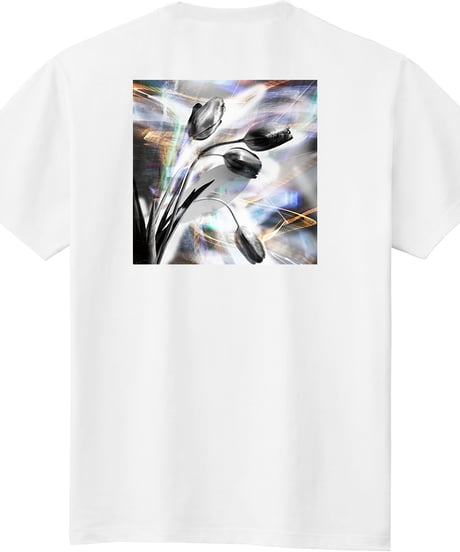 写真家・武内俊明花のフォトグラフィックTシャツ　ハイクオリティ