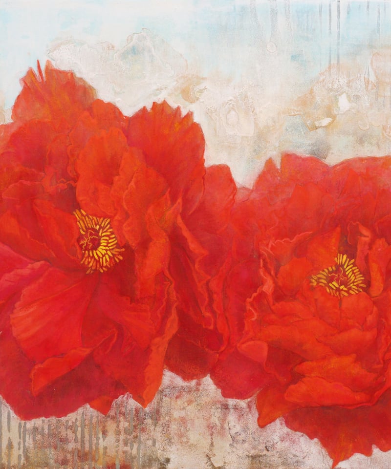 日本画「賀歌」F10. 源由紀子 | nuancebeans