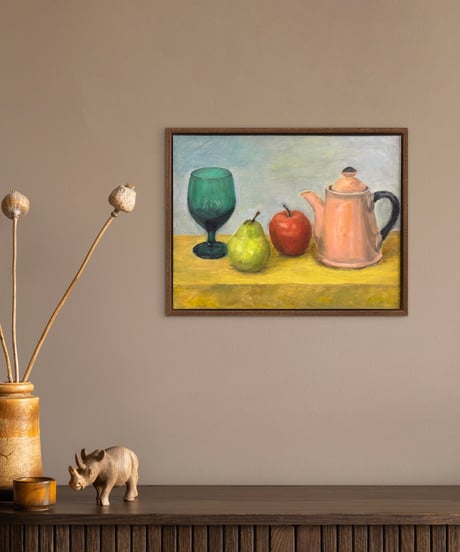 西村沙世子　油絵　静物1