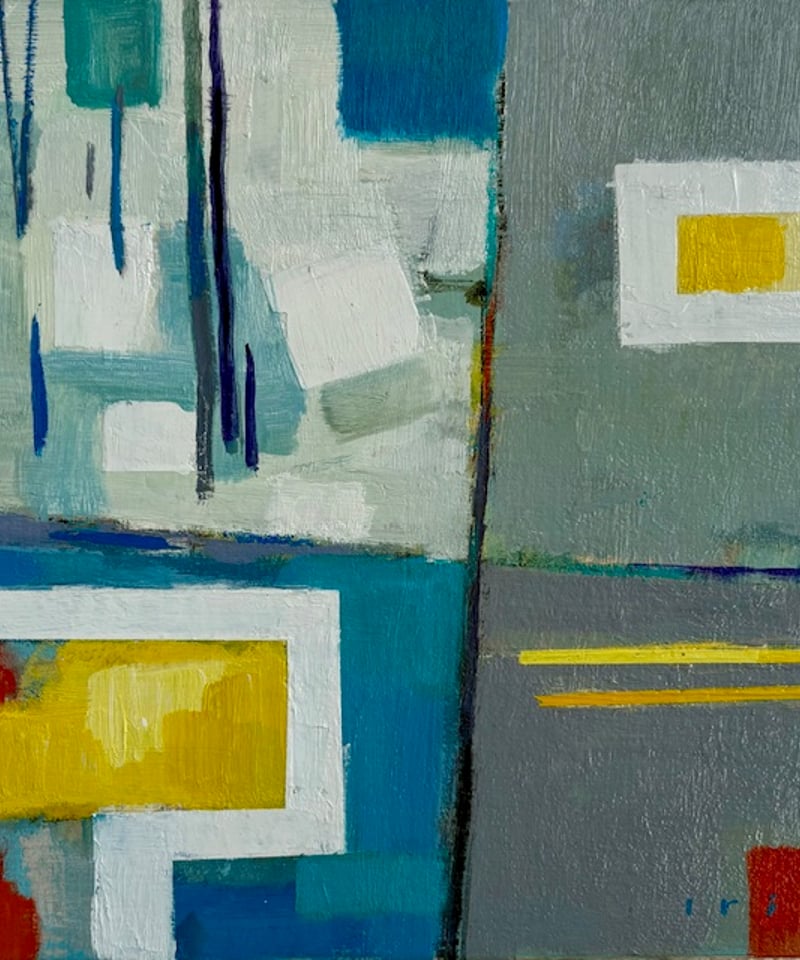 入江英三 油絵抽象画 3 | nuancebeans