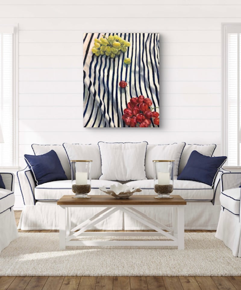 油彩画 『葡萄』 