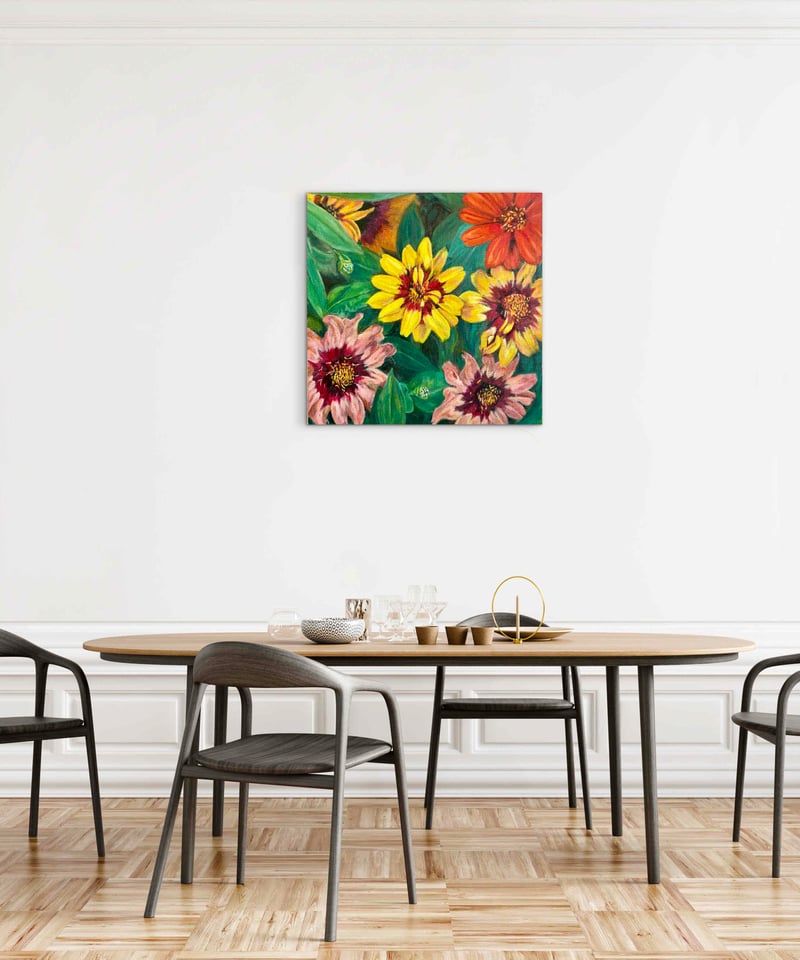 油絵 花花 F6 | nuancebeans
