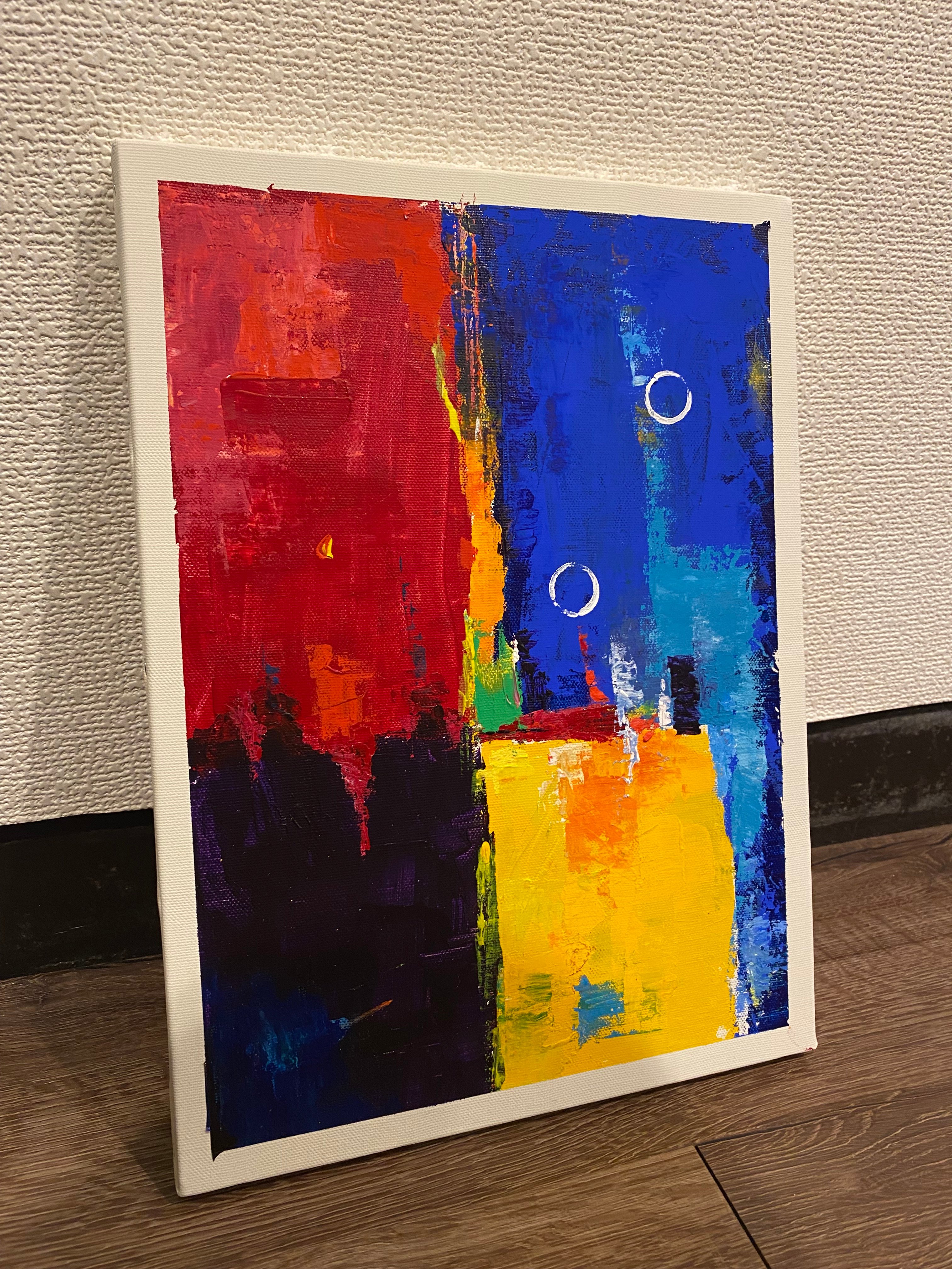 色遊び抽象画 F4 | nuancebeans