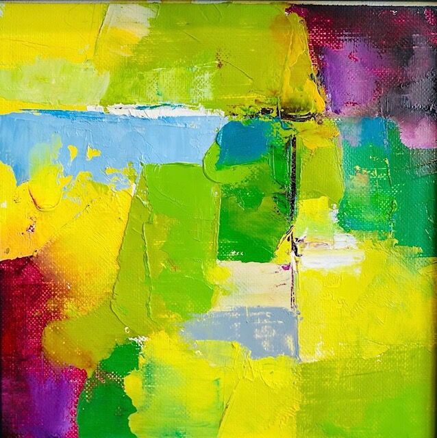 油彩 色遊び抽象 森田和昌 | nuancebeans