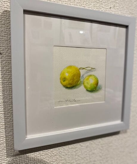『檸檬』　透明水彩画アート　森田和昌