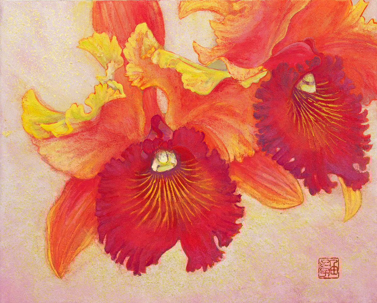 日本画 「温」F3 源由紀子 | nuancebeans