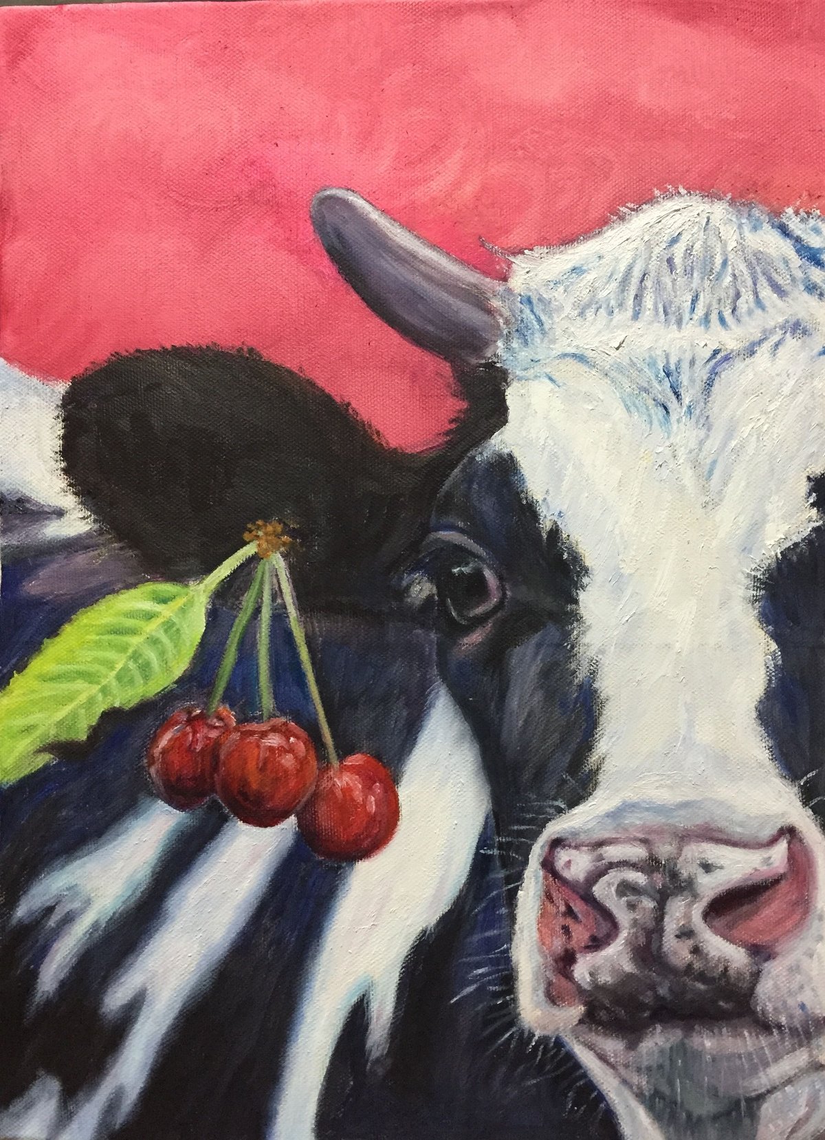 油彩画 F4号 『freedum』広田豊子 | nuancebeans