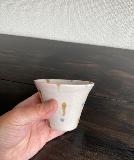 酒器　ピンク×ドット
