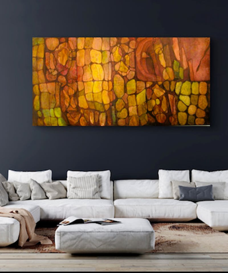 抽象画 100号サイズ | nuancebeans