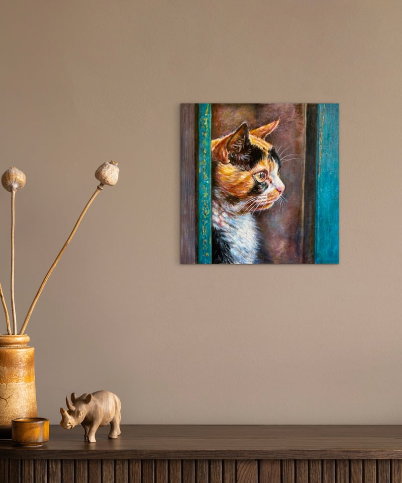 猫」 油彩 森田和昌 | nuancebeans