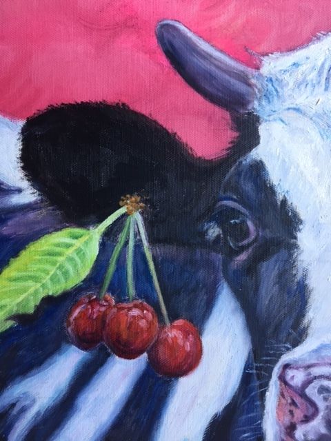 油彩画 F4号 『freedum』広田豊子 | nuancebeans