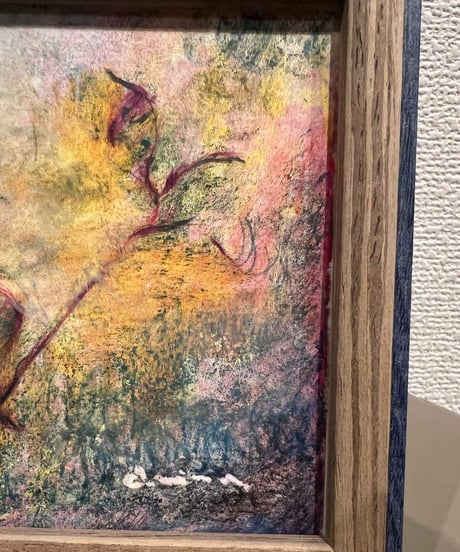 色鉛筆画　帰り道　加藤あみな