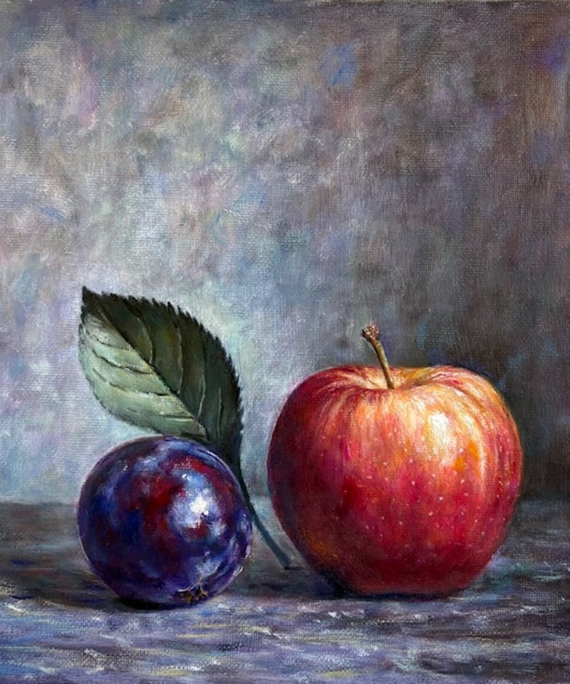 静物画 果物 油彩 森田和昌 | nuancebeans