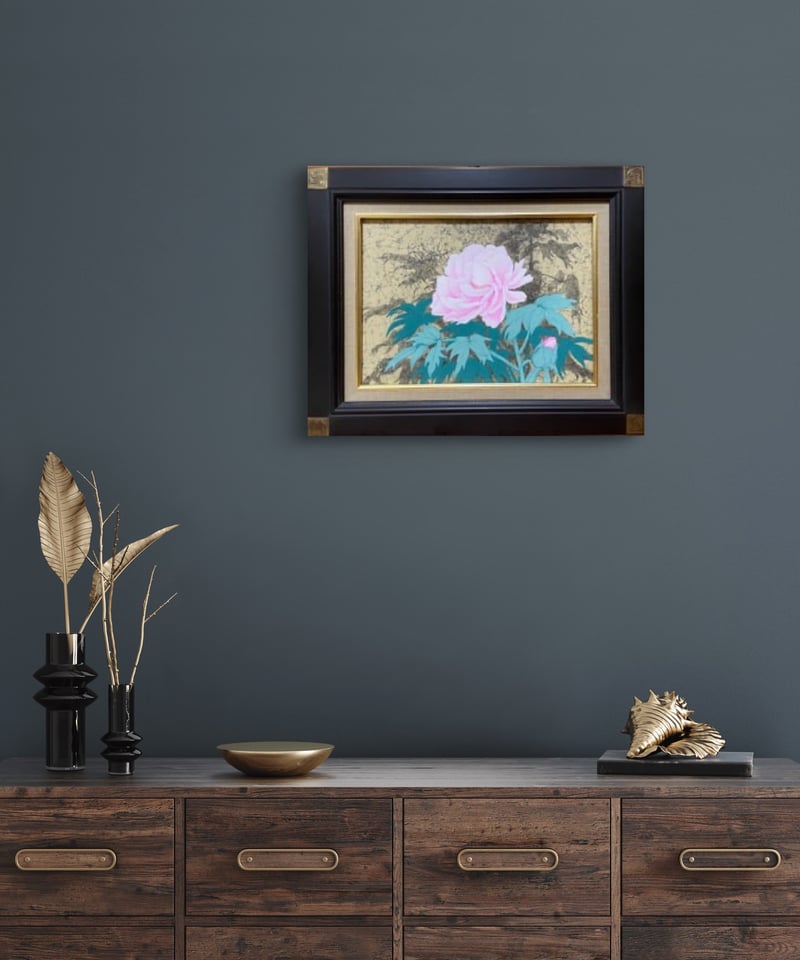 牡丹 F4号 日本画 石田美智恵 | nuancebeans