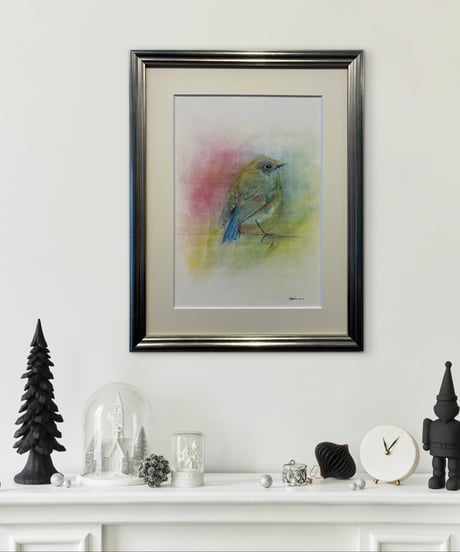 色鉛筆画　「いつのまにか」加藤あみな　A4