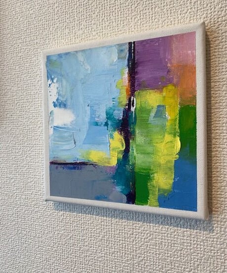 色遊び油絵　８