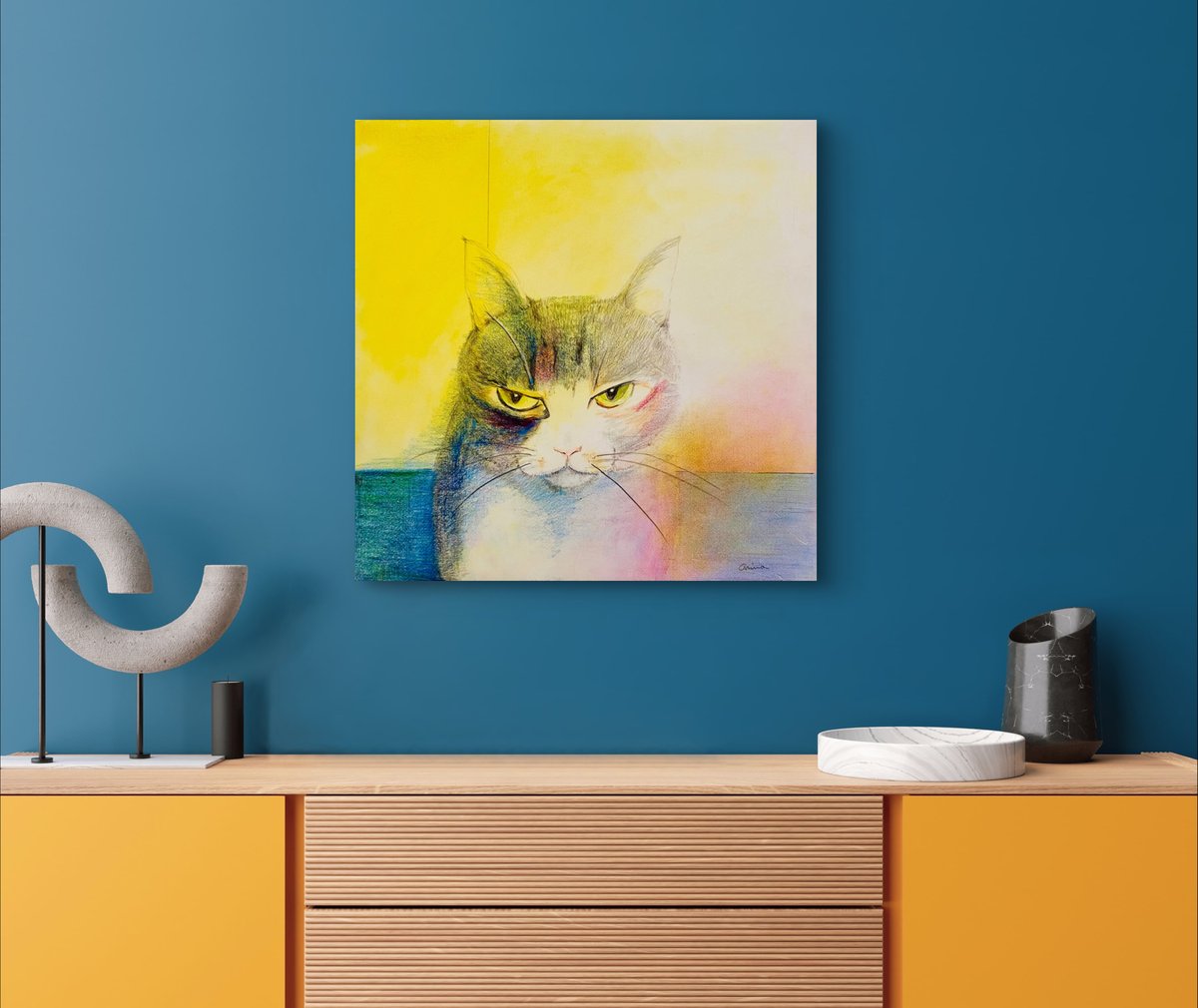 すず 色鉛筆画 加藤あみな | nuancebeans