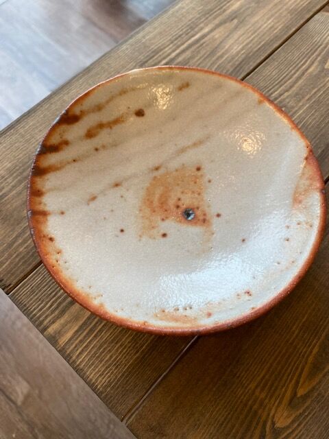 鉢　陶芸　陶器　焼物　志野　赤志野　鼡志野　削り文様　手作り　ハンドメイド　皿 鼡志野皿 | 東山窯-東 正之