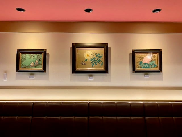 牡丹 油彩画 F6号 牡丹と蝶 F6号 日本画 石田美智恵 | nuancebeans