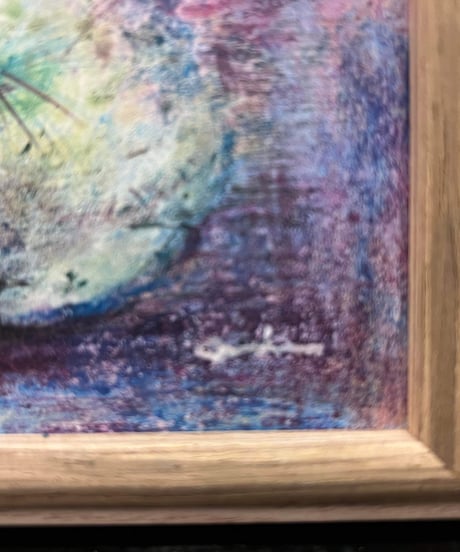 ねこ　色鉛筆画　加藤あみな