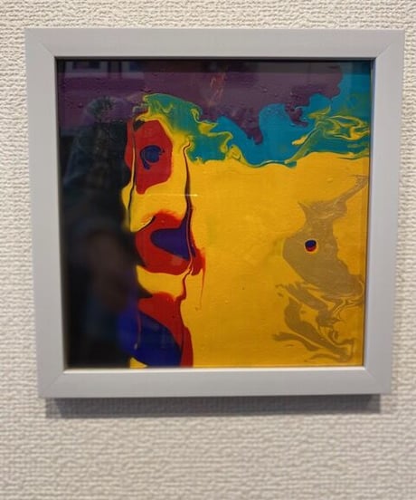 流し込み抽象アート　　森田和昌
