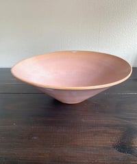 萩釉ピンクの大皿